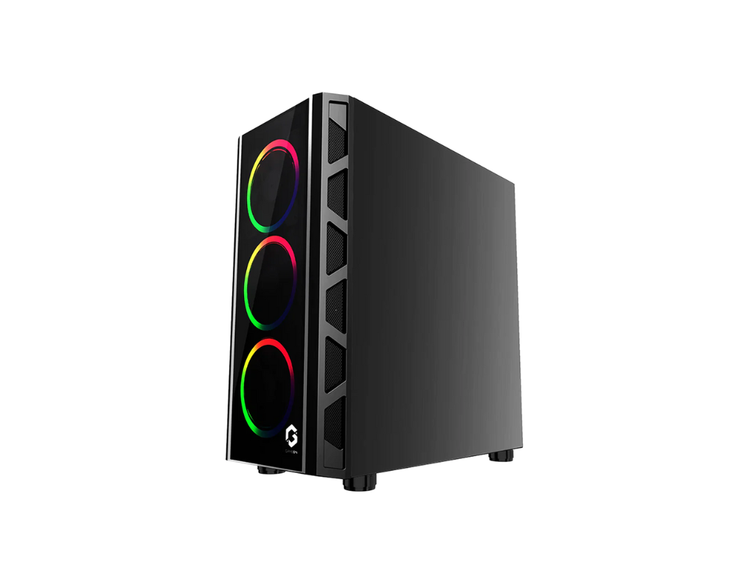 علبة ألعاب GAMEON TRIDENT II متوسطة الحجم (إضاءة RGB ثابتة) علبة ألعاب GAMEON TRIDENT II متوسطة الحجم (إضاءة RGB ثابتة)